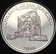 Panama Half Balboa, 2018 Gem Unc~San Francisco Convent Commemorative~Fre... - £6.25 GBP