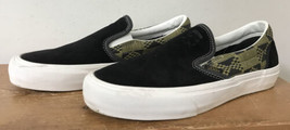 Vans Black Suede Michael February Slip On Sneakers Shoes 8 - £786.62 GBP
