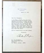 1973 President Richard Nixon Signed Personal Letter Vietnam Settlement N... - £137.70 GBP