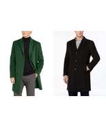 Tommy Hilfiger Addison Wool-Blend Trim Fit Overcoat,Choose Sz/Color - £148.67 GBP