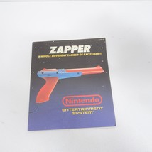 AUTHENTIC ORIGINAL NINTENDO NES ZAPPER INSTRUCTION BOOK BOOKLET MANUAL 1988 - $8.99