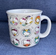 New Sanrio Hello Kitty Zodiac Signs Astrology Pearl Coffee Soup Mug Kawa... - $18.96