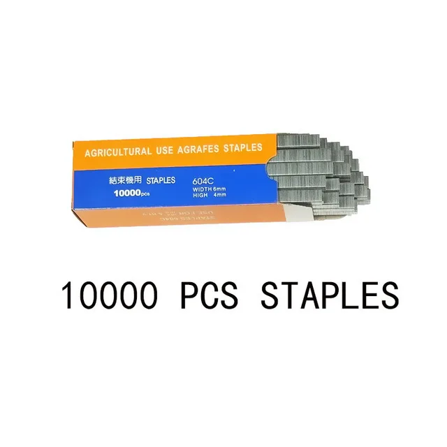 10000pcs/pack Tapetool Tapener Tying Staple Pin Nail Tape Tool Professional Vine - £43.89 GBP