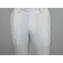Men Premium 100% Linen Cocktail Suit by INSERCH Breathable and cool SU880 White image 12