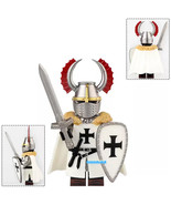 Medieval Castle Teutonic Knight Custom Printed LEGO Minifigure Toy Gift - $56.08 MXN