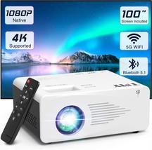Indoor And Outdoor Use For The Tmy Projector With Wifi And Bluetooth, Native - £102.16 GBP