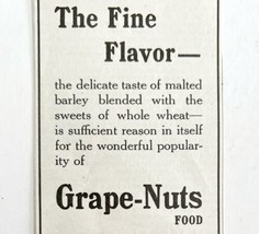 Grape Nuts Food 1917 Advertisement Antique Breakfast Cereal Reason DWII10 - £14.94 GBP