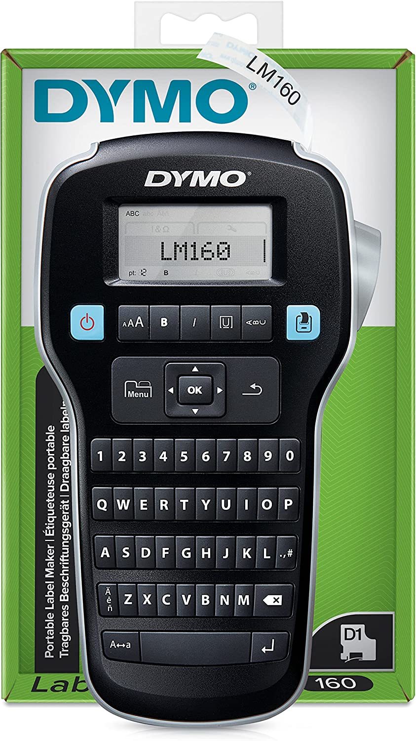 Primary image for Portable Label Maker With Qwerty Keyboard, Dymo Labelmanager 160.