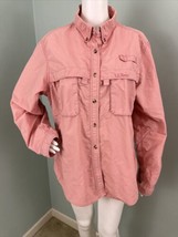 Women&#39;s L.L. Bean L/S Fly Fishing Vented Button-Front Shirt Sz XL - $26.72