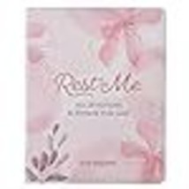 Devotional Rest In Me 365 Devotions to Restore Your Soul Pink Faux Leather - £13.69 GBP