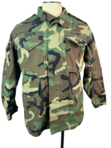 US Military Field Jacket Cold Weather Camo Woodland 8415-01-099-7835 Med... - $733.51 MXN