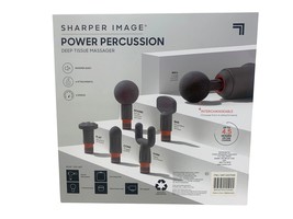 Sharper Image Power Percussion Deep Tissue Massager 6 Attachments + Carry Case - £51.40 GBP