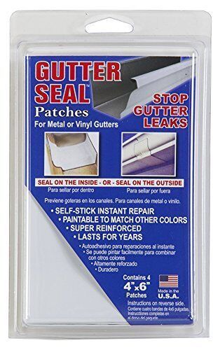 Cofair Products INC GS46 4PK 4x6 Gutt Gutter Seal Patch, Plain - $20.31