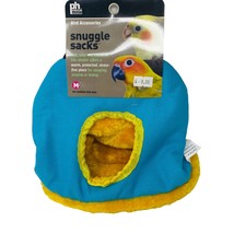 Medium Ph Prevue snuggle sacks for medium size birds Color Blue and Yellow - £7.11 GBP