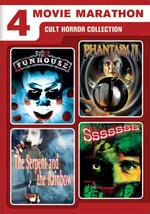 4 Movie Marathon Cult Horror Collection Dvd  - £11.05 GBP