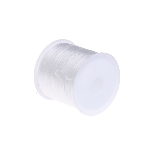 60m/Roll 0.8mm Jewelry Crystal Elastic Rope Beading Wire Bracelet Necklace Cord Item image 2
