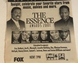 2001 Essence Awards Tv Guide Print Ad Steve Harvey Denzel Washington Tpa14 - $5.93