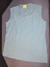 NWOTS MILITARY SHIRT OPERATING SURGICAL MAN'S COTTON SLEEVLESS GREEN TYP... - $15.65