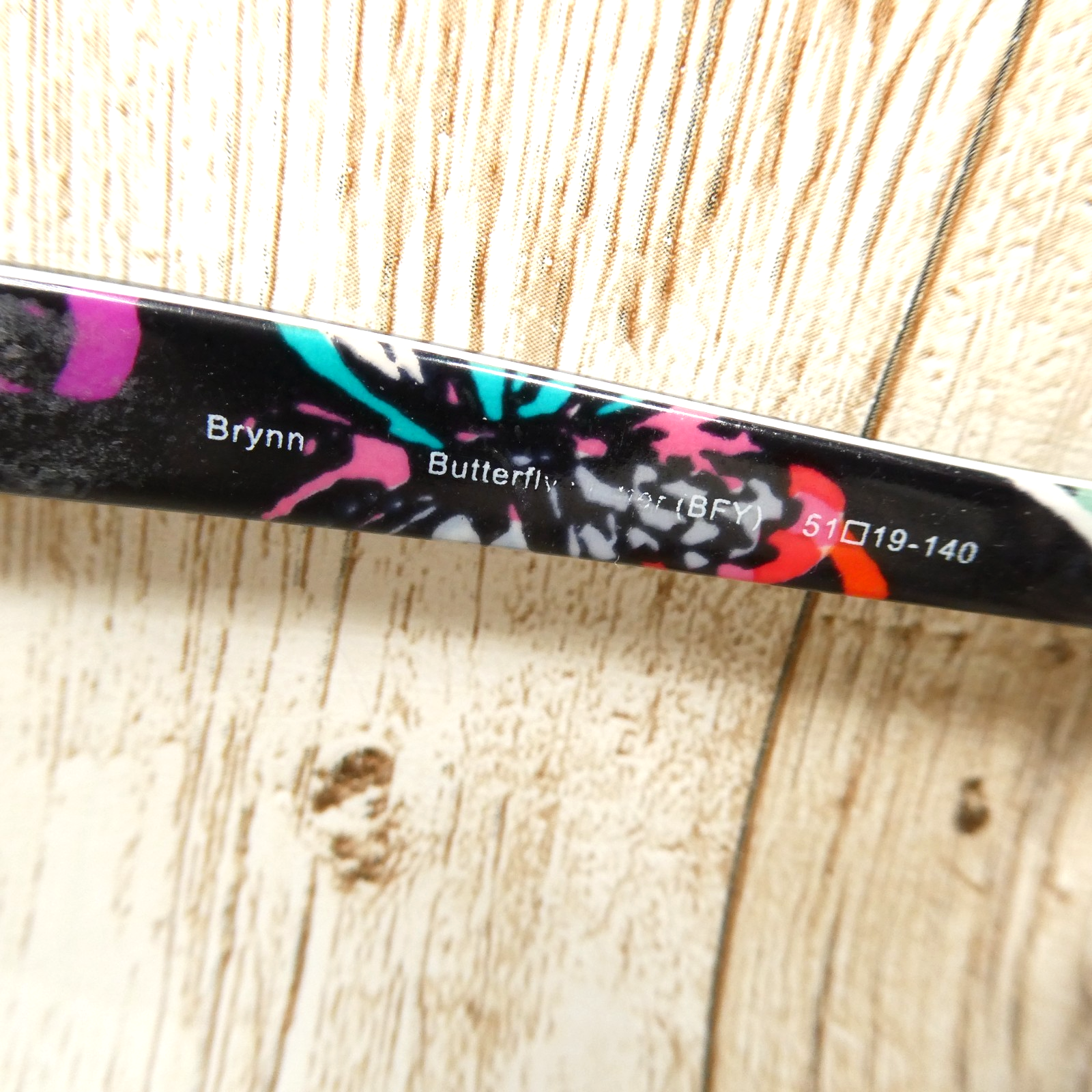 Vera Bradley Brynn Black Eyeglasses FRAMES w/Case - Butterfly Flutter 51-19-140 Item image 13