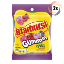 2x Bags Starburst Sour Berries Assorted Flavor Gummies Candy | 5.8oz - £11.02 GBP