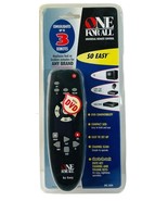 UNERVALSAL REMOTE CONTROL ONE FOR ALL &quot;CONSOLIDATES UP TO 3 REMOTE&quot; BRAN... - $6.88