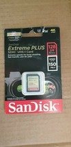 New SanDisk 128GB Extreme Plus MicroSD card 150 MB/s With Extreme Capture 4K UHD - $28.04