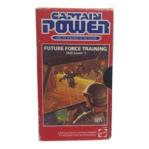 Vintage 1987 Captain Power Future Force Training Skill Level 1 Interactive VHS - £7.29 GBP