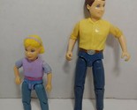 Fisher Price Loving Family Dollhouse Dad girl stable horse rider figures... - $19.79