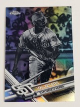 2017 Wil Myers Topps Chrome Card Mlb Baseball # 123 Black And White Sports - £7.18 GBP