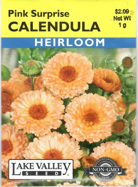 Calendula Pacific Beauty Heirloom Non-Gmo Flower Seeds - Lake Valley 12/24 Fresh - $7.40