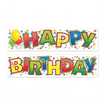 DDI 1906317 Happy Birthday Banner Case of 12 - $89.72