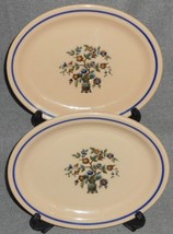 Set (2) Vintage Syracuse Restaurant China Mini Platters Asian Floral Pattern - £23.73 GBP