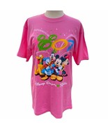 Walt Disney World S 2007 Mickey Mouse Dreams Florida Pink T-Shirt Goofy ... - €9,46 EUR
