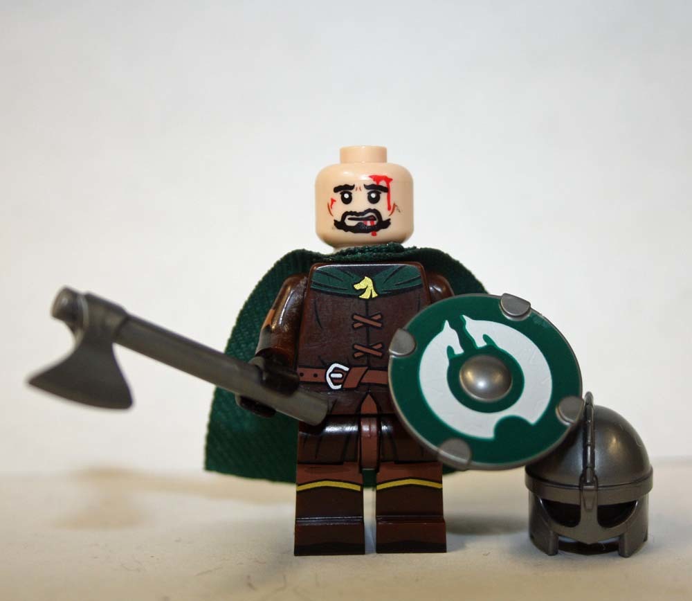 Minifigure Rohan Knight With Axe Soldier Castle Army Lotr Hobbit Toys ...