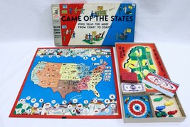 ORIGINAL Vintage 1954 Milton Bradley Game of the States Board Game - $39.59
