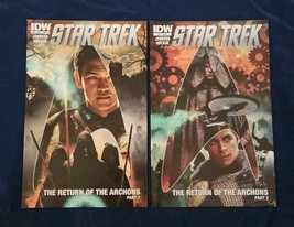 STAR TREK: THE RETURN OF THE ARCHONS Parts 1 &amp; 2  (Issues 9 &amp; 10) IDW 2012 - $3.99