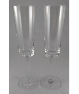 Martini &amp; Rossi Asti Sparkling Wine Champagne Flutes Handblown Glass Bar... - £15.92 GBP