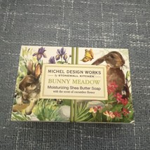 Michel Design Works Bunny Meadow Shea Butter Soap Bar ~Cucumber Flower S... - $11.87
