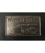 Brass Winchester Belt Buckle Repeating Rifle Arms New Haven Connecticut ... - £19.69 GBP