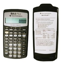 Texas Instruments BA II Calculator Plus Professional Advanced Business Analyst - £22.70 GBP