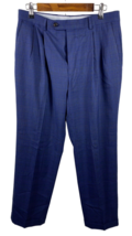 Ralph Lauren Dress Pants Size 33x30 Mens Ultra Flex Machine Washable Blu... - £43.57 GBP