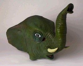 Deluxe Quality Elephant Adult Latex Overhead Animal MASK-FUN@HALLOWEEN - £23.64 GBP