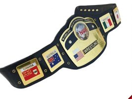 NWA Domed Globe World Heavyweight Wrestling Championship Replica Belt 2m... - £77.06 GBP