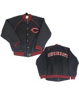 Vintage JH Design Cincinnati Reds USA Made MLB Wool Varsity Jacket 4XL - £124.43 GBP