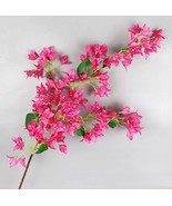 Artificial Bougainvillea flowers rose pink flower branches home decor we... - $12.99
