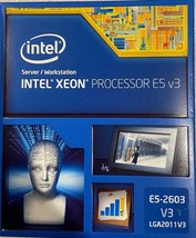Intel BX80644E52603V3 SR20A Xeon Processor E5-2603 v3 15M Cache, 1.60 GHz NEW - £248.24 GBP