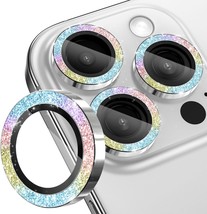 For 16 Pro 16 Pro Max Camera Lens Protector Bling Glitter Decoration Ult... - $28.64