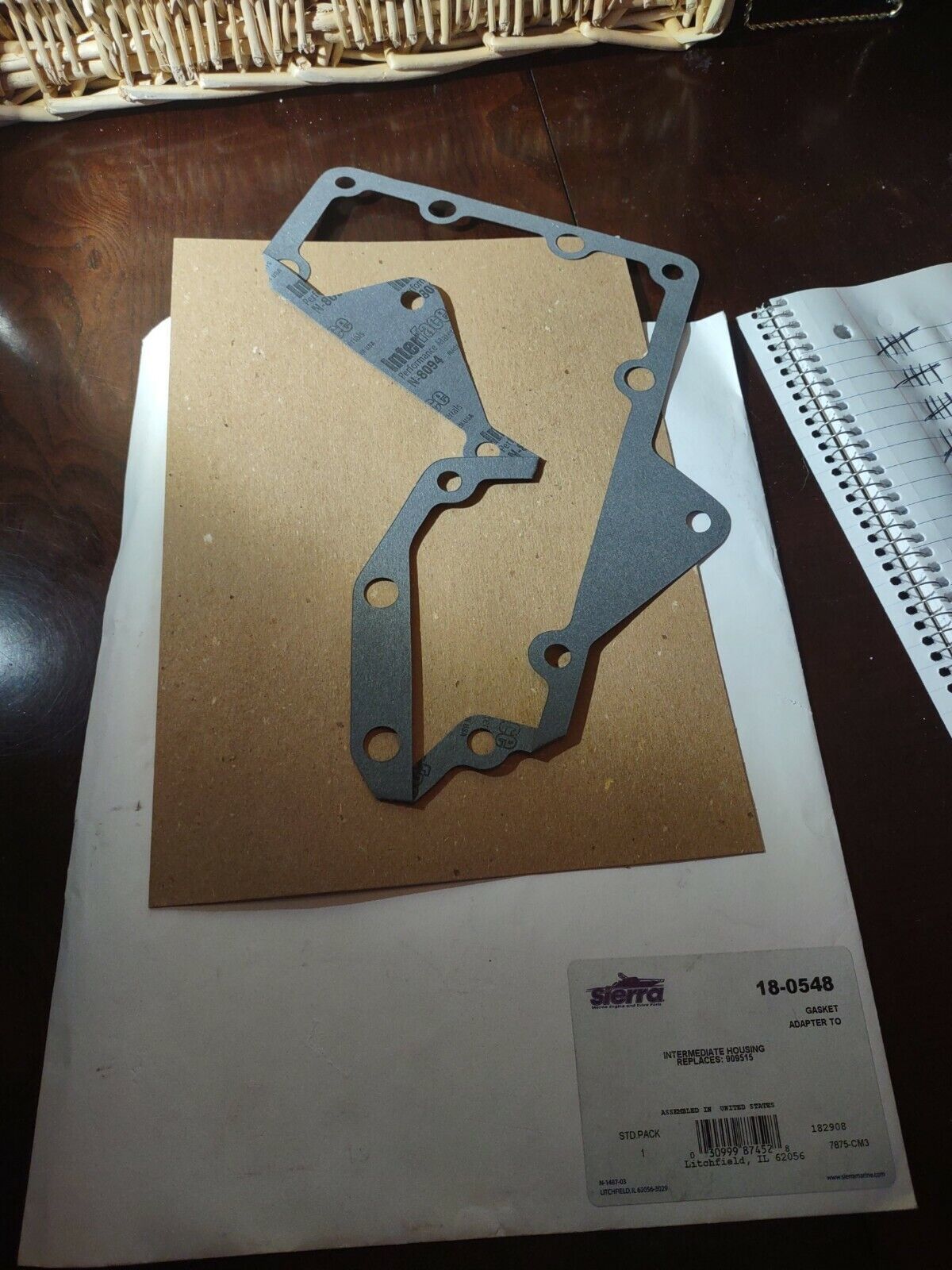Sierra Intermediate Housing Replaces 909515 Gasket - $18.69