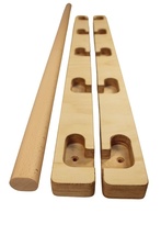 Mega strong - up to 117 cm Wooden pull-up bar in the door frame - 5 levels - $159.00