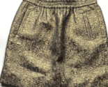 Ann Taylor Loft Gold Jacquard Metallic Pocket Mini Skirt Womens Size Sma... - $24.30